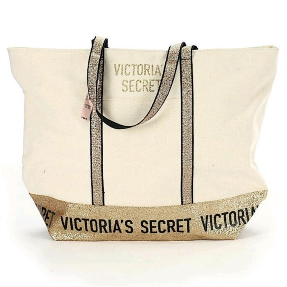 4 for $25 SALE!!!! Victoria’s Secret Sparkle Tote - Picture 4 of 4